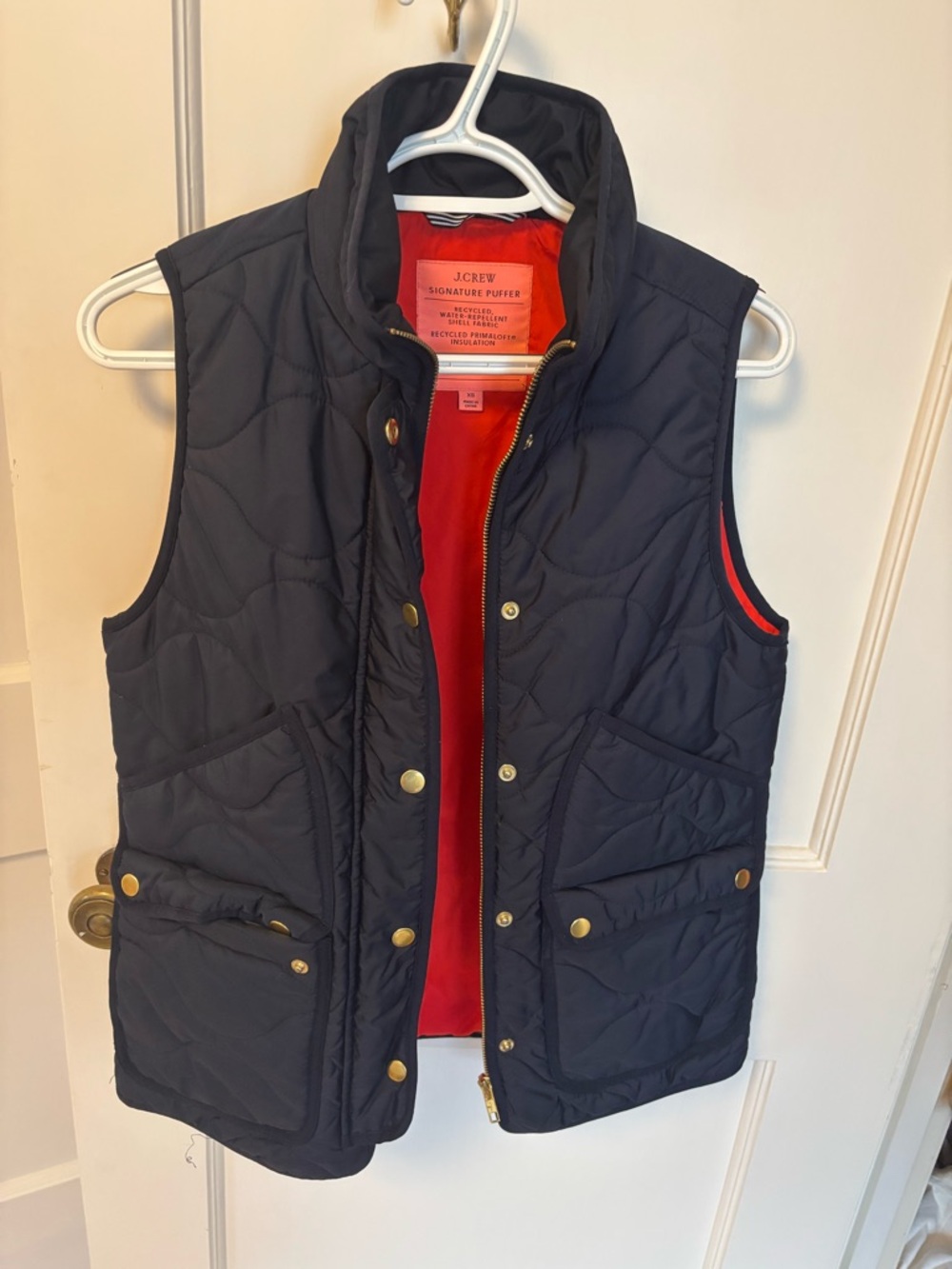 J. Crew Navy Excursion vest
